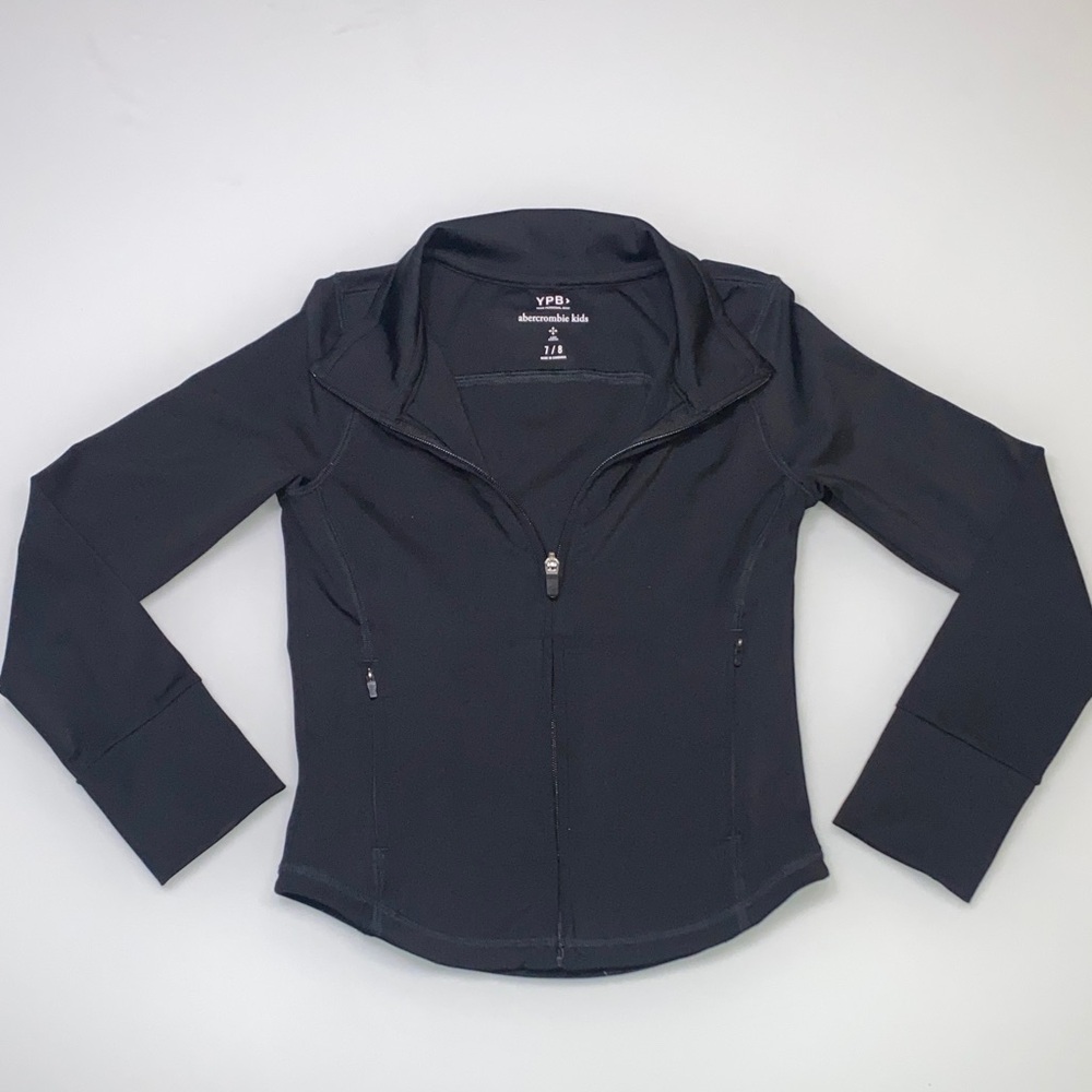 Abercrombie Kids YPB Active mockneck full zip jacket 7/8